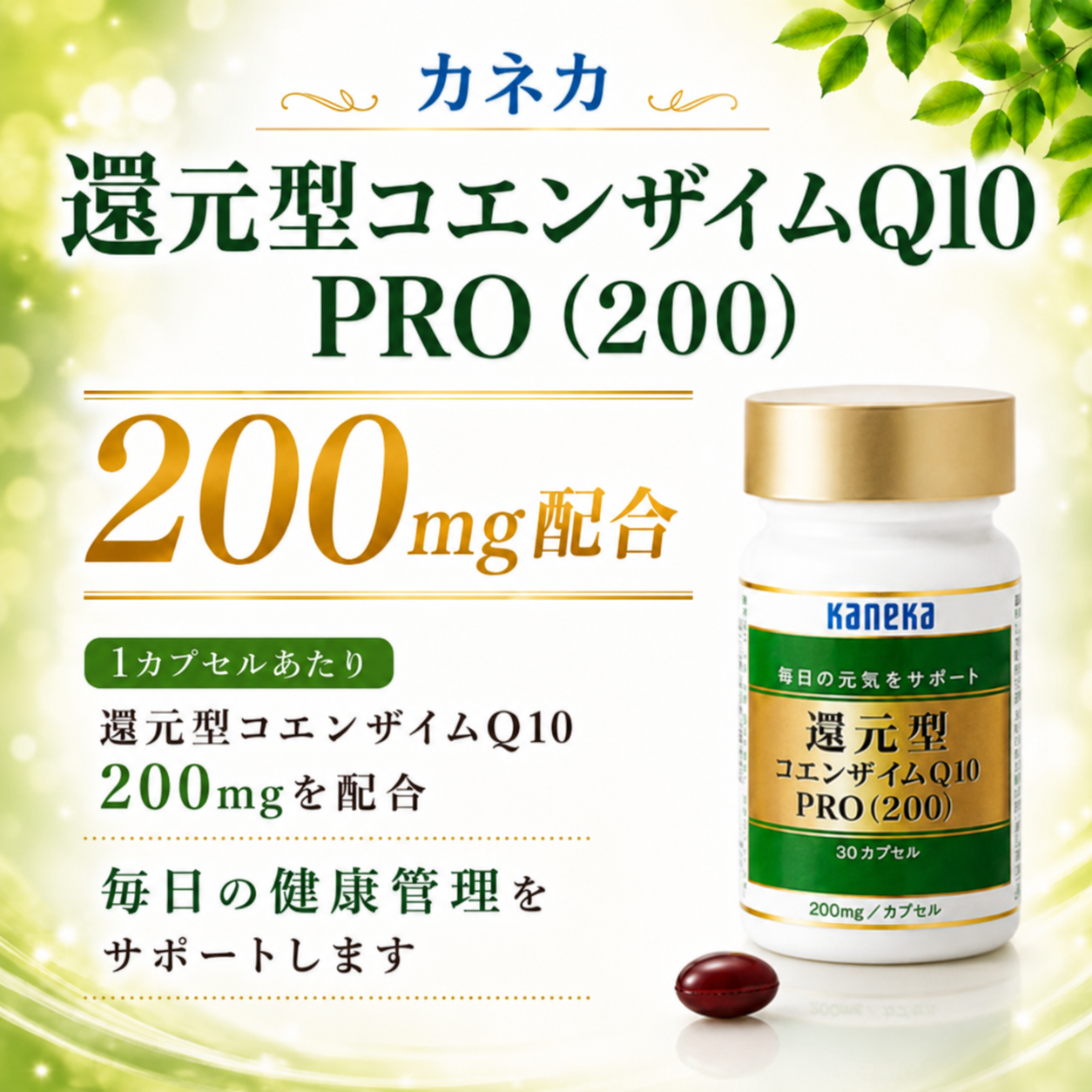 カネカ　還元型コエンザイムＱ10PRO　200mg
